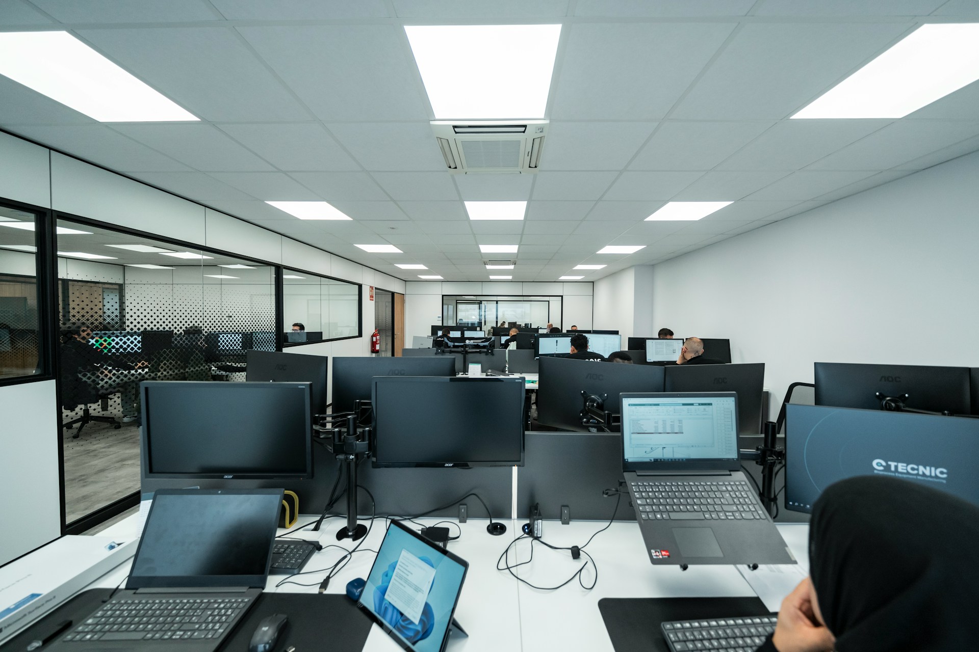 Modern workspace with clean, minimal aesthetic